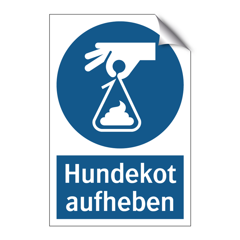 Hundekot aufheben