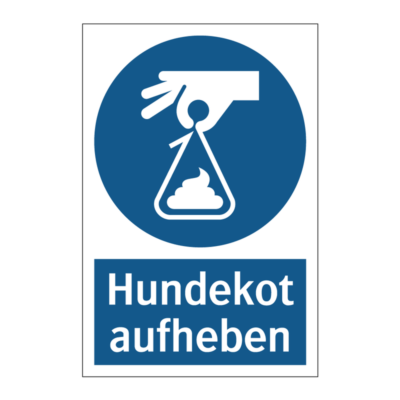 Hundekot aufheben