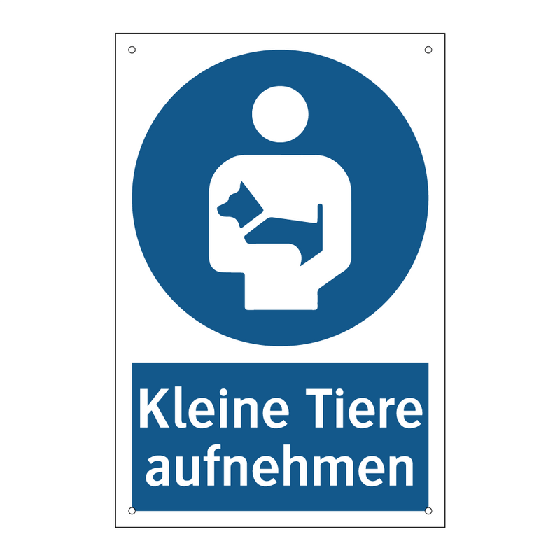 Kleine Tiere aufnehmen