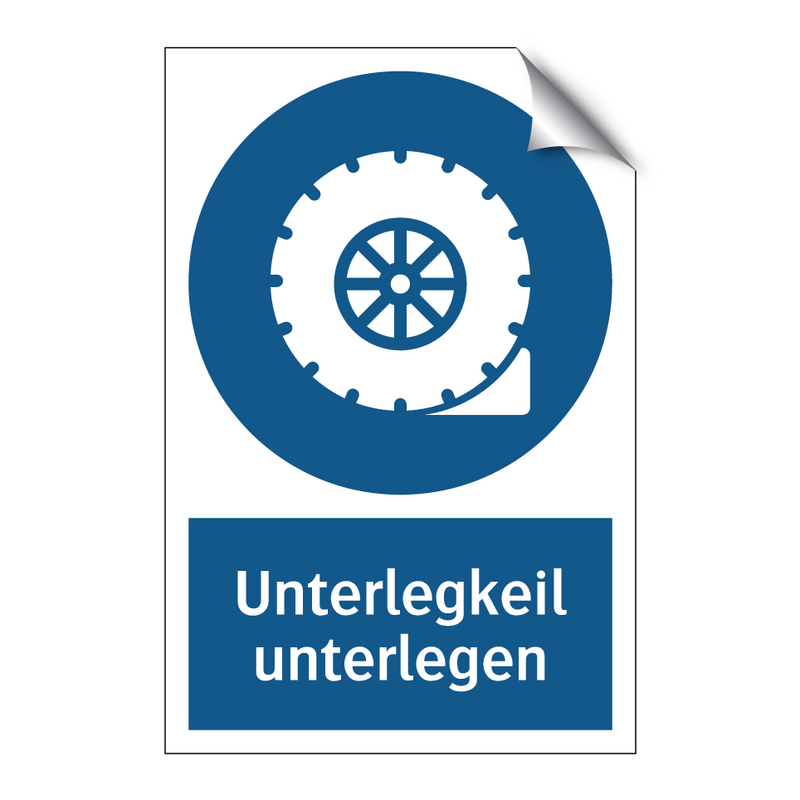 Unterlegkeil unterlegen