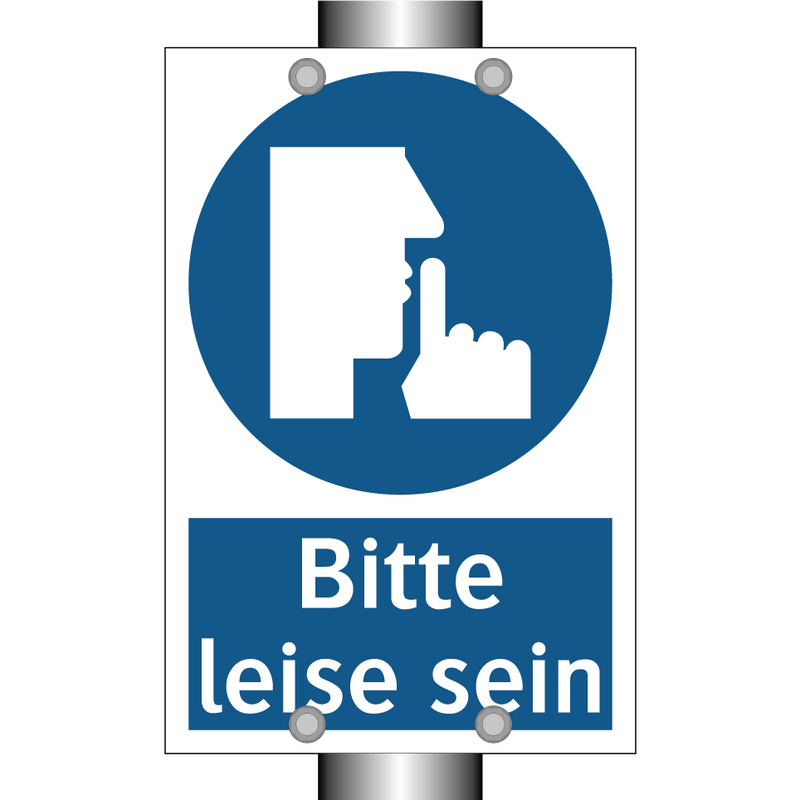 Bitte leise sein