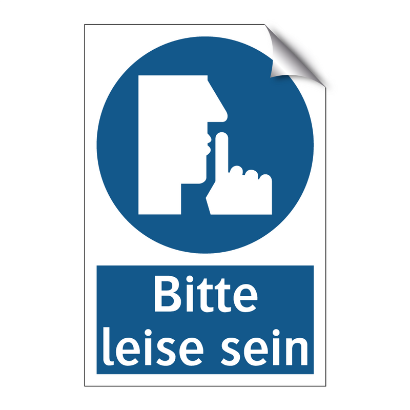 Bitte leise sein