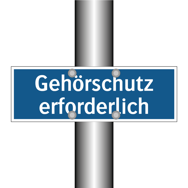 Gehörschutz erforderlich