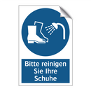 Bitte reinigen Sie Ihre Schuhe