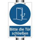 Bitte die Tür schließen