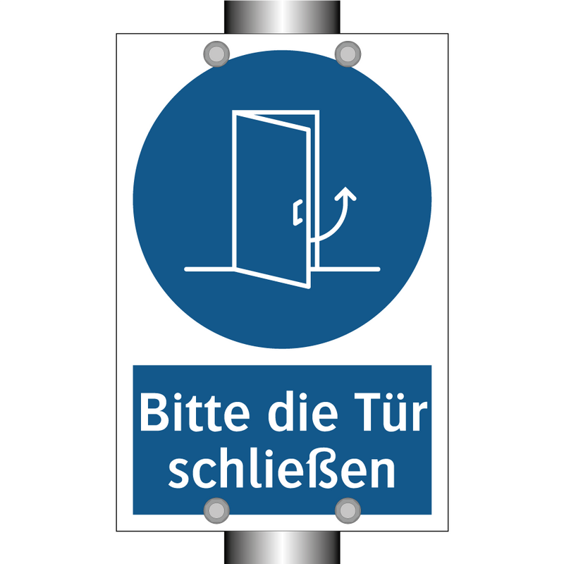 Bitte die Tür schließen