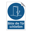 Bitte die Tür schließen