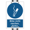 Bitte nicht rauchen, danke.
