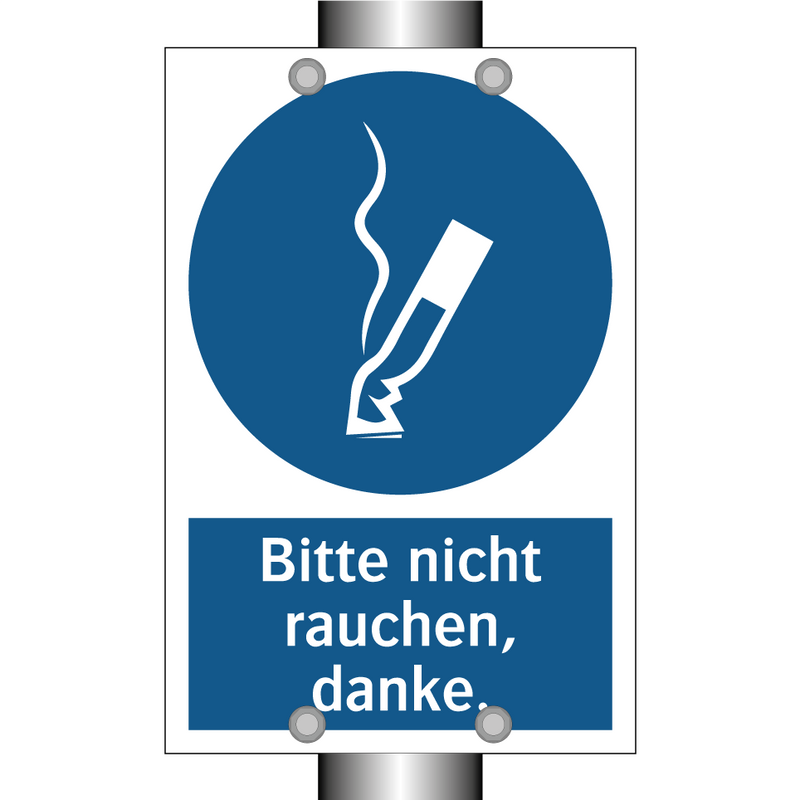 Bitte nicht rauchen, danke.