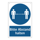 Bitte Abstand halten