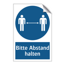 Bitte Abstand halten