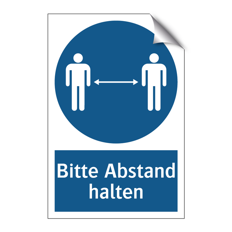 Bitte Abstand halten