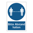 Bitte Abstand halten