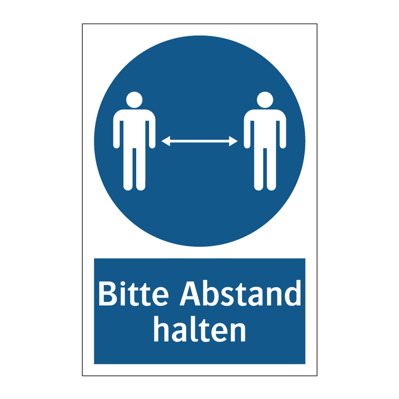 Bitte Abstand halten