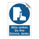 Bitte senken Sie Ihre Stimme, danke.