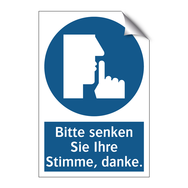 Bitte senken Sie Ihre Stimme, danke.