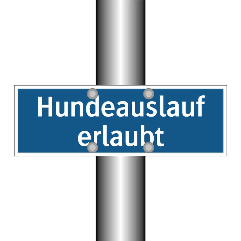 Hundeauslauf erlaubt