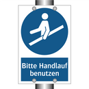 Bitte Handlauf benutzen