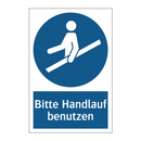 Bitte Handlauf benutzen