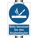 Bitte benutzen Sie den Aschenbecher