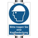 Bitte tragen Sie eine Kopfbedeckung