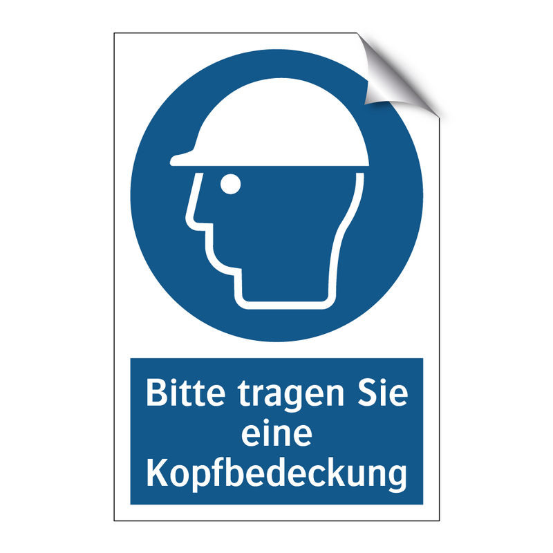 Bitte tragen Sie eine Kopfbedeckung
