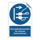 Stromabnahmestelle für externe Unternehmen