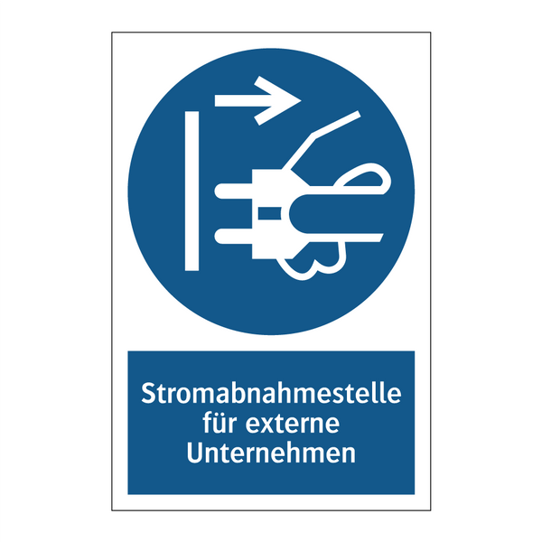 Stromabnahmestelle für externe Unternehmen