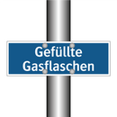 Gefüllte Gasflaschen
