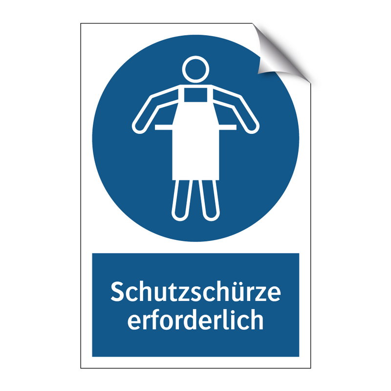 Schutzschürze erforderlich
