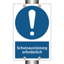 Schutzausrüstung erforderlich