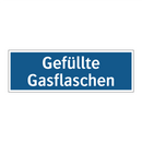 Gefüllte Gasflaschen