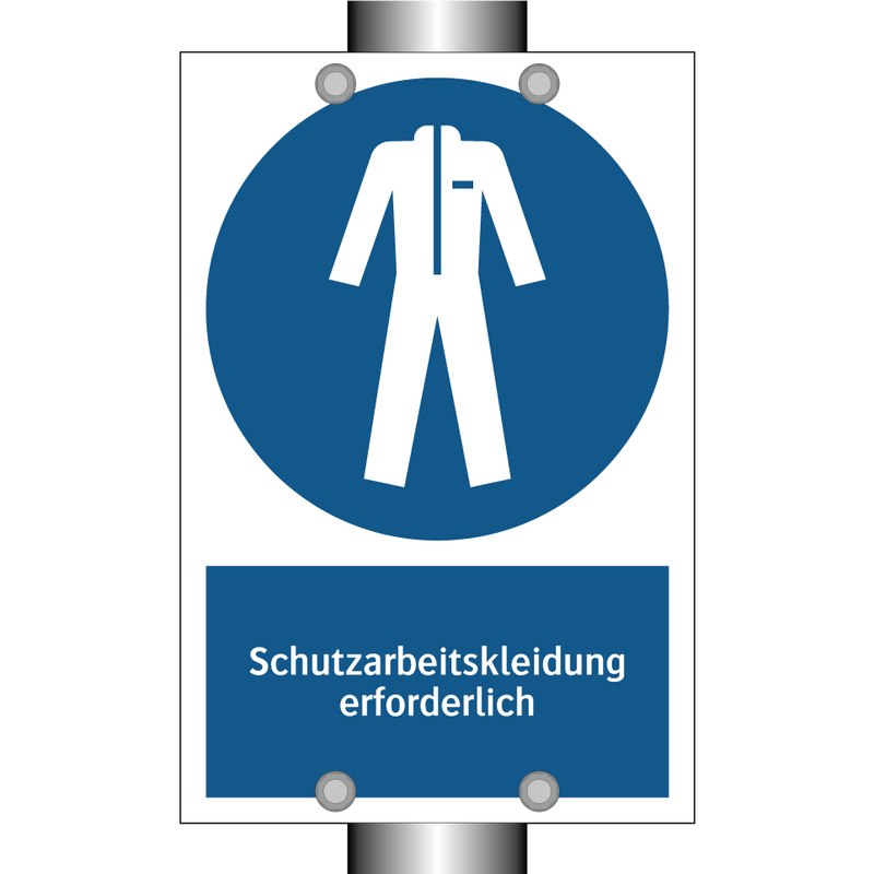 Schutzarbeitskleidung erforderlich