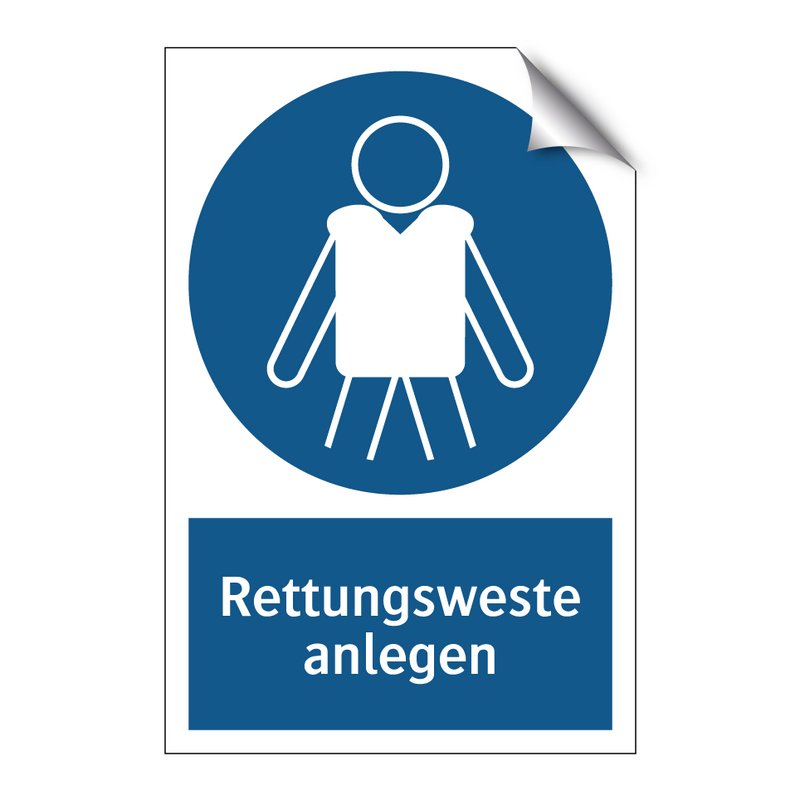 Rettungsweste anlegen