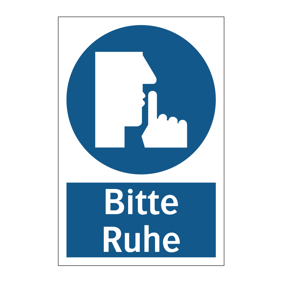 Kauf Bitte Ruhe schild | SignOnline | DE-M3388