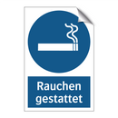 Rauchen gestattet
