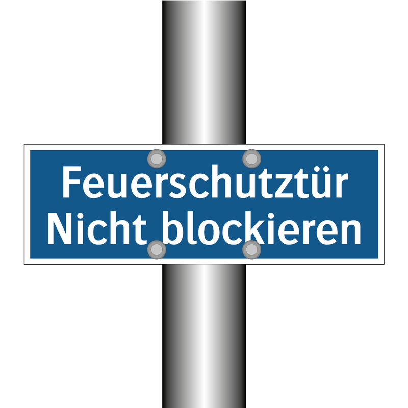 Feuerschutztür Nicht blockieren