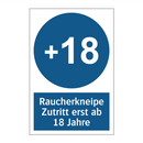 Raucherkneipe Zutritt erst ab 18 Jahre