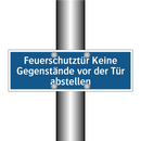 Feuerschutztür Keine Gegenstände vor der Tür abstellen