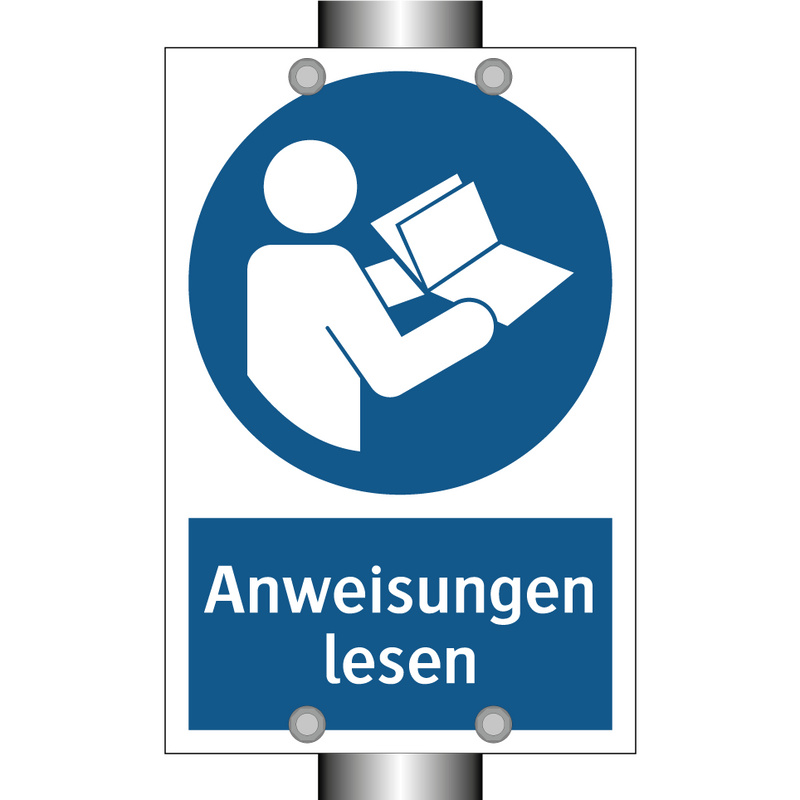 Anweisungen lesen