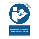 Bedienungsanleitung vor Gebrauch lesen