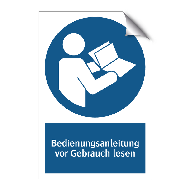 Bedienungsanleitung vor Gebrauch lesen
