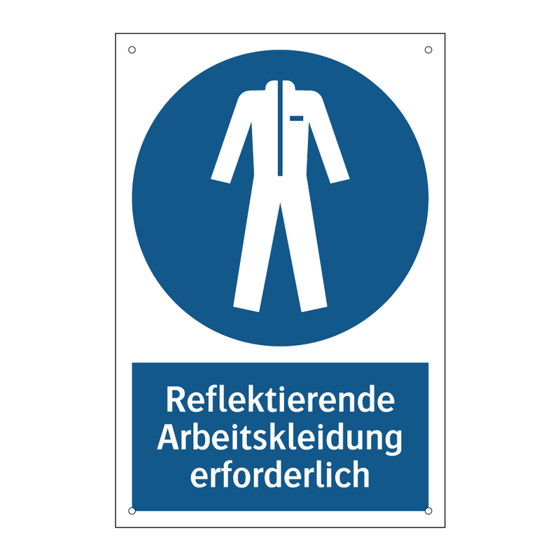 Reflektierende Arbeitskleidung erforderlich