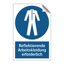 Reflektierende Arbeitskleidung erforderlich