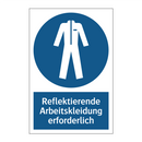 Reflektierende Arbeitskleidung erforderlich