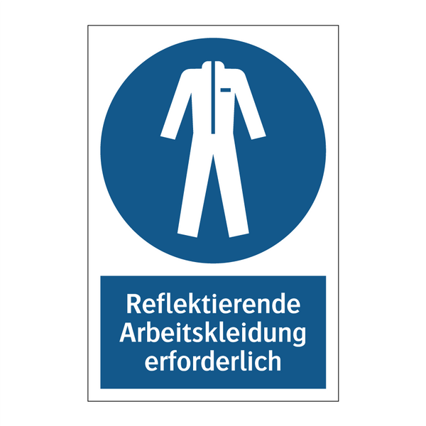 Reflektierende Arbeitskleidung erforderlich