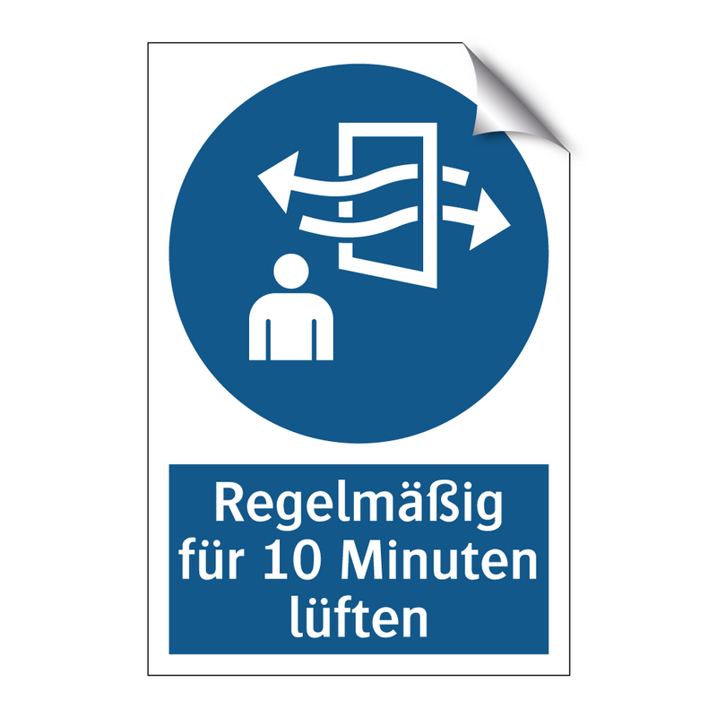 Regelmäßig für 10 Minuten lüften
