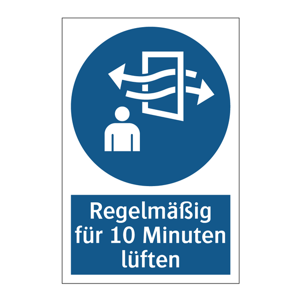 Regelmäßig für 10 Minuten lüften