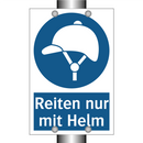 Reiten nur mit Helm