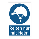 Reiten nur mit Helm